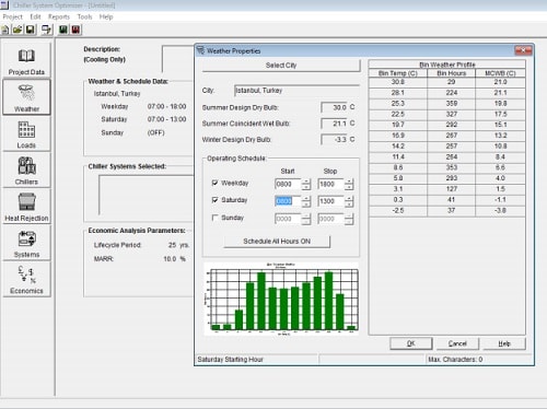Chiller System Optimizer Programı